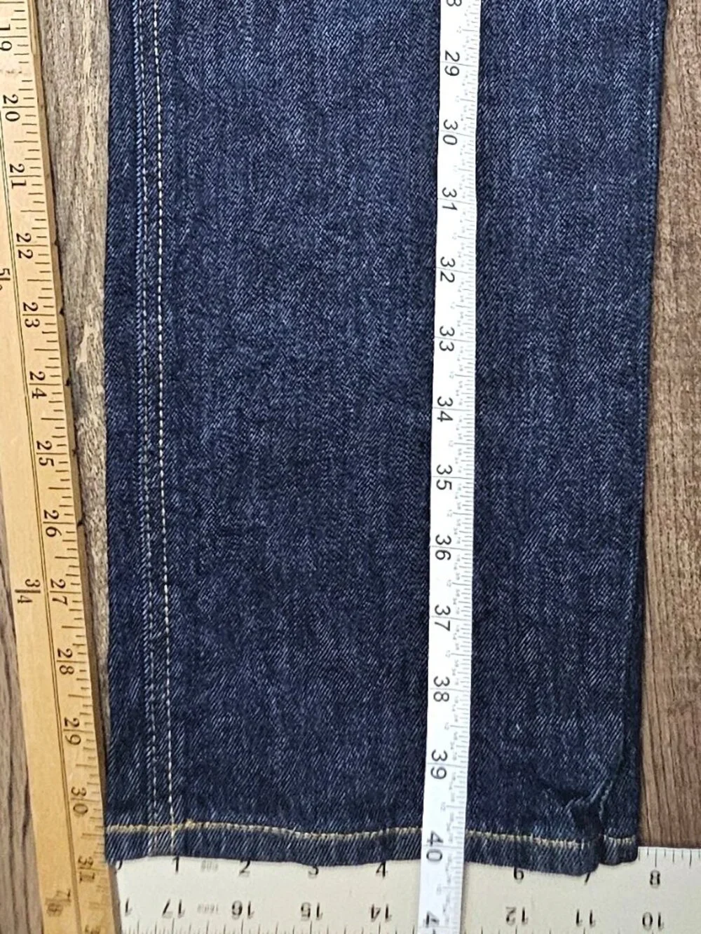 Banana Republic Straight Fit Zipper Fly Jeans 33x32 Light Stretch Denim